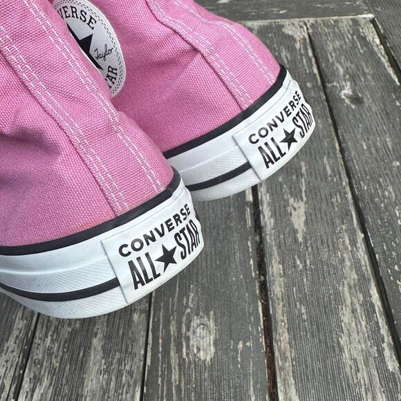 Pink Converse High Top All Stars Mens Size 5.5 Womens Size 7.5 - Picture 3 of 8